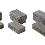 Connemara walling Size: 150mm, Raven white swatch